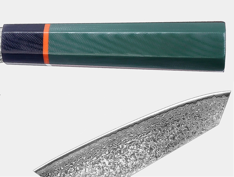 Coltello da chef Bunkabocho, acciaio inossidabile, coltello da cucina Damasco