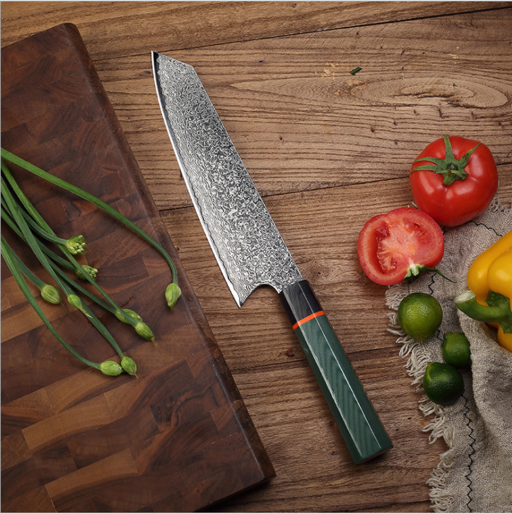 Coltello da chef Bunkabocho, acciaio inossidabile, coltello da cucina Damasco