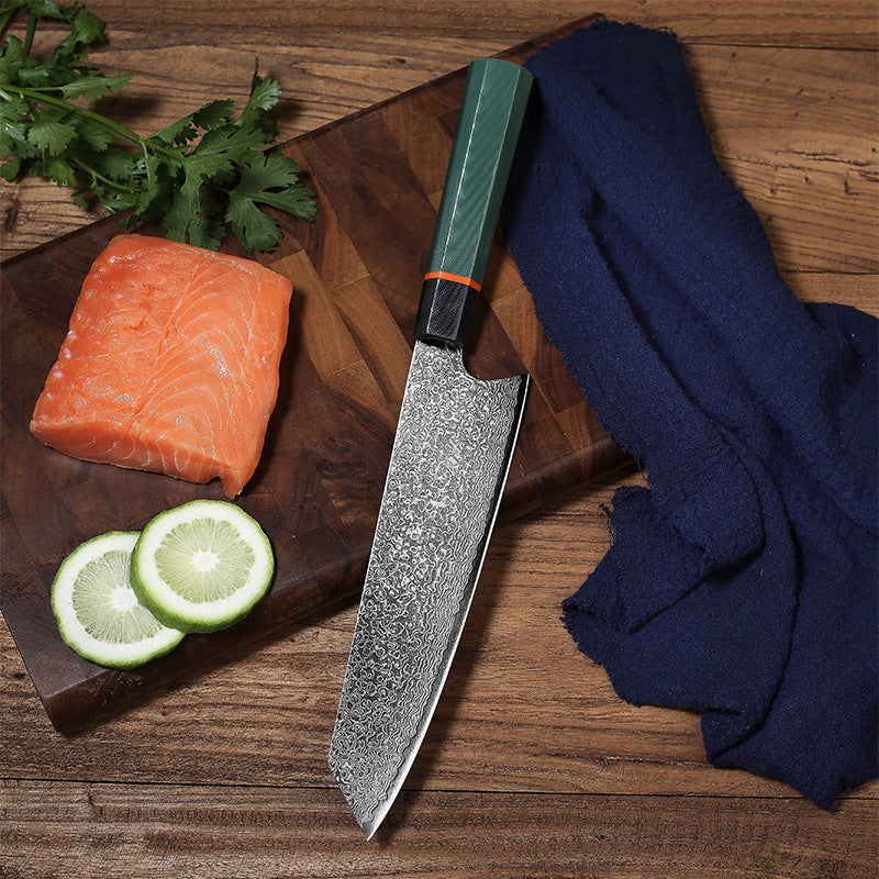 Coltello da chef Bunkabocho, acciaio inossidabile, coltello da cucina Damasco