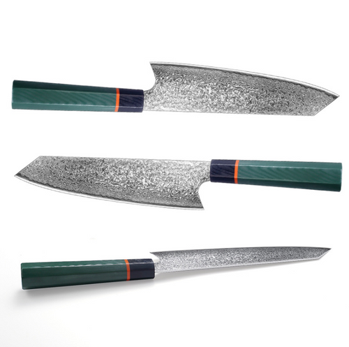 Coltello da chef Bunkabocho, acciaio inossidabile, coltello da cucina Damasco
